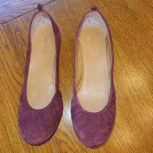 Suede flats